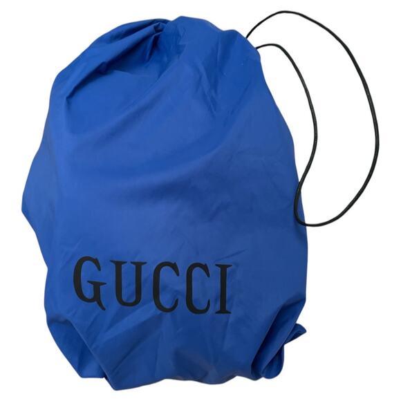 GUCCI Econyl Nylon Monogram Off The Grid Will Bucket Hat Orient Blue Black, M - Picture 16 of 16